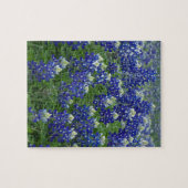 Texasbluebonnets-Feld-Foto Puzzle (Horizontal)