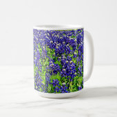 Texasbluebonnets-Grafik-Tasse Kaffeetasse (VorderseiteRechts)