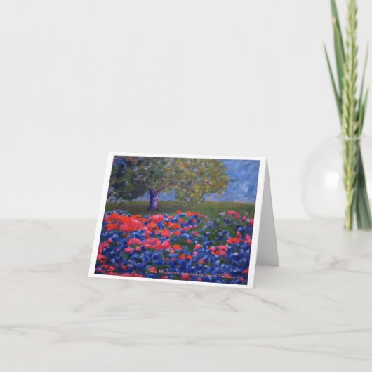 Texasbluebonnets-Karte Karte (Vorderseite)