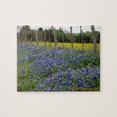 TexasBluebonnets machen Kunst-Fotografie ein Puzzle (Horizontal)