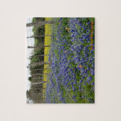 TexasBluebonnets machen Kunst-Fotografie ein Puzzle (Vertikal)