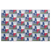 Texasbluebonnets-Texas-Form-Flaggen-Gewebe 4,5" Stoff (Fat Quarter (45,7 x 55,9 cm))