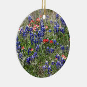 TexasBluebonnets u. indischer Keramikornament (Rechts)