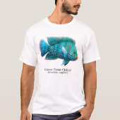 Texascichlid-Fisch-T - Shirt (Vorderseite)