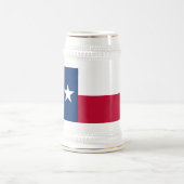 TEXASFLAGE BIERGLAS (Mittel)