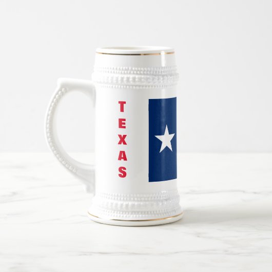 TEXASFLAGE BIERGLAS (Links)