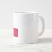 Texasflagge Jumbo-Tasse (Vorderseite Rechts)