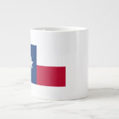 Texasflagge Jumbo-Tasse (Vorderseite)