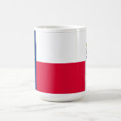 Texasflagge mit Bluebonnets, Tasse (Mittel)