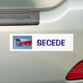 Texasflagge, SECEDE Autoaufkleber (Auf Auto)