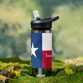 Texasflasche, patriotische Texasfahne Trinkflasche