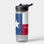 Texasflasche, patriotische Texasfahne Trinkflasche (Links)