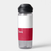 Texasflasche, patriotische Texasfahne Trinkflasche (Rückseite)
