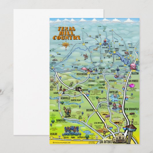 TexasHillCountry Einladung (Vorne/Hinten)