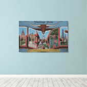 TexasLarge Letter Scenes 2 Leinwanddruck (Insitu (Holzboden))