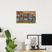 TexasLarge Letter Scenes 2 Poster (Heimbüro)