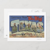 TexasLarge Letter Scenes 2 Postkarte (Vorne/Hinten)
