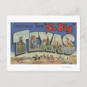 TexasLarge Letter Scenes 2 Postkarte (Vorderseite)