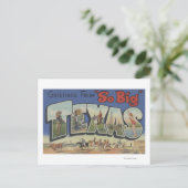 TexasLarge Letter Scenes 2 Postkarte (Stehend Vorderseite)