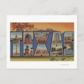 TexasLarge Letter Scenes 3 Postkarte (Vorderseite)