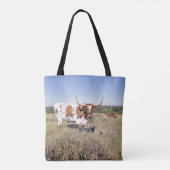Texaslonghorn-Zucht (Foto) Tasche (Rückseite)