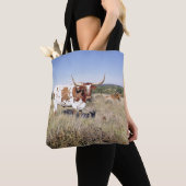 Texaslonghorn-Zucht (Foto) Tasche (Von Nahem)