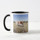 Texaslonghorn-Zucht (Foto) Tasse (Links)
