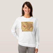 TexasPanoramic Karte T-Shirt (Vorne ganz)