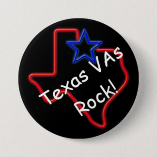 Texasvas-Felsen 3" Knopf Button
