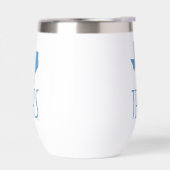 Texasymbole, Staat von Texas, blau (Links)