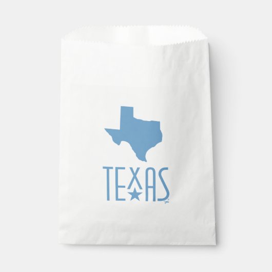 Texasymbole, Staat von Texas, blau Geschenktütchen (Vorderseite)