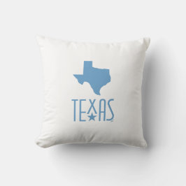 Texasymbole, Staat von Texas, blau Kissen