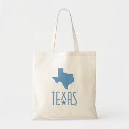 Texasymbole, Staat von Texas, blau Tragetasche