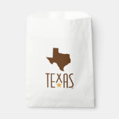 Texasymbole, Staat von Texas, braun Geschenktütchen (Vorderseite)