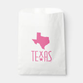 Texasymbole, Staat von Texas, rosa Geschenktütchen (Vorderseite)