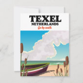 Texel Netherlands Reiseposter (Vorderseite)
