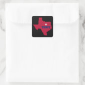 Texit 2024 Texas Quadratischer Aufkleber (Tasche)