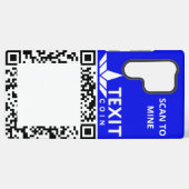 TeXit Coin Android Galaxy QR Samsung Galaxy Hülle (Rückseite (Horizontal))