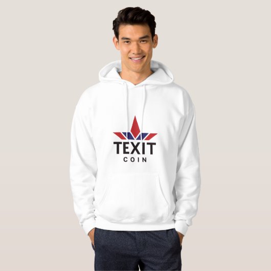 TeXit Coin OFFIZIELLE LOGO HOODIE ROCKETSHIP (Vorne ganz)