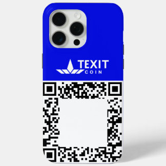 Texit Coin QR Code Case-Mate iPhone Hülle