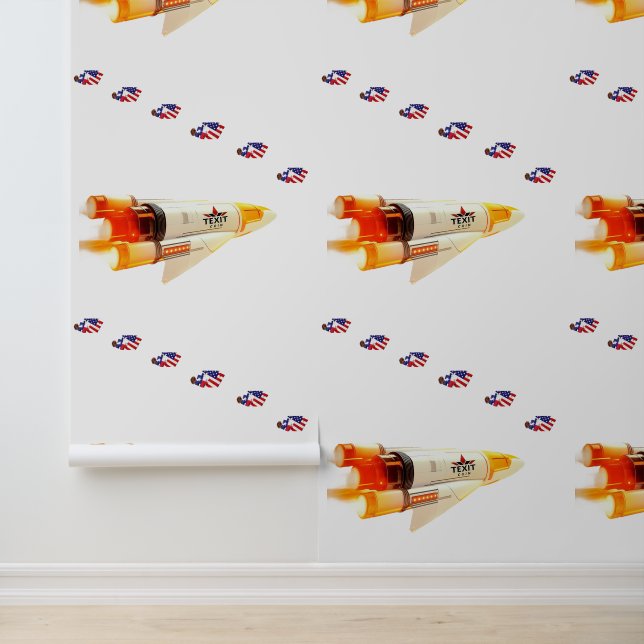 TeXit Coin Rocket Ship Puzzle Pieces 2' x 21' Tapete (Anwendung)