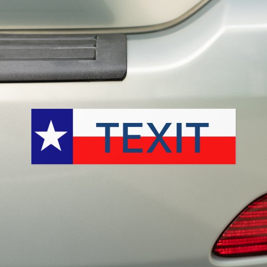 TEXIT Texas verlassen die Gewerkschaft Secede Repu Autoaufkleber (Auf Auto)