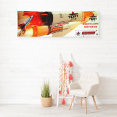 TexitCoin Honest Money Rocket Vinyl Banner (Insitu)