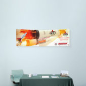 TexitCoin Honest Money Rocket Vinyl Banner (Messeveranstaltung)