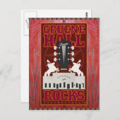 TEXLINE-Gruene Hall- Postkarte (Vorne/Hinten)