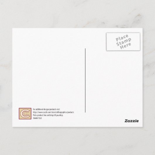 TEXLINE-Gruene Hall- Postkarte (Rückseite)