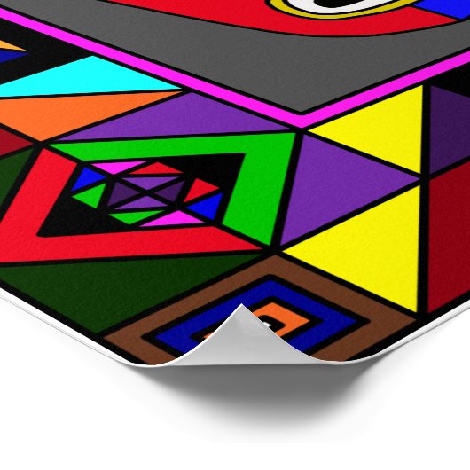 TexMex Luchador Poster (Ecke)