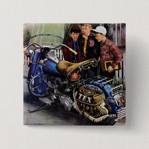 Texs Motorrad Button