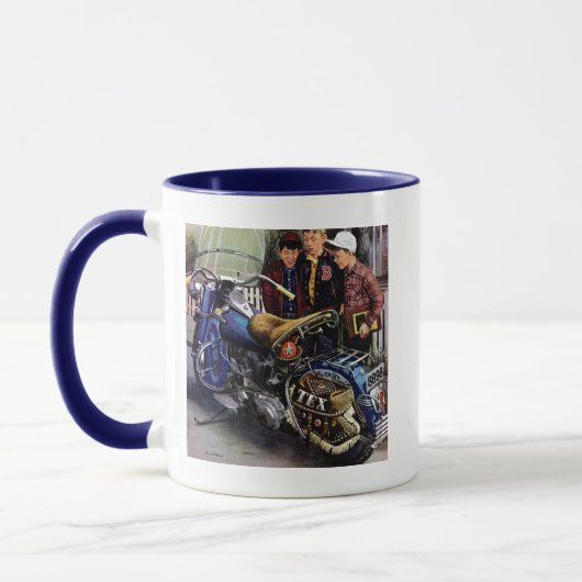 Texs Motorrad Tasse (Links)