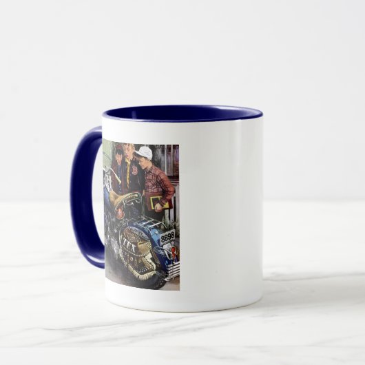 Texs Motorrad Tasse (Vorderseite Links)